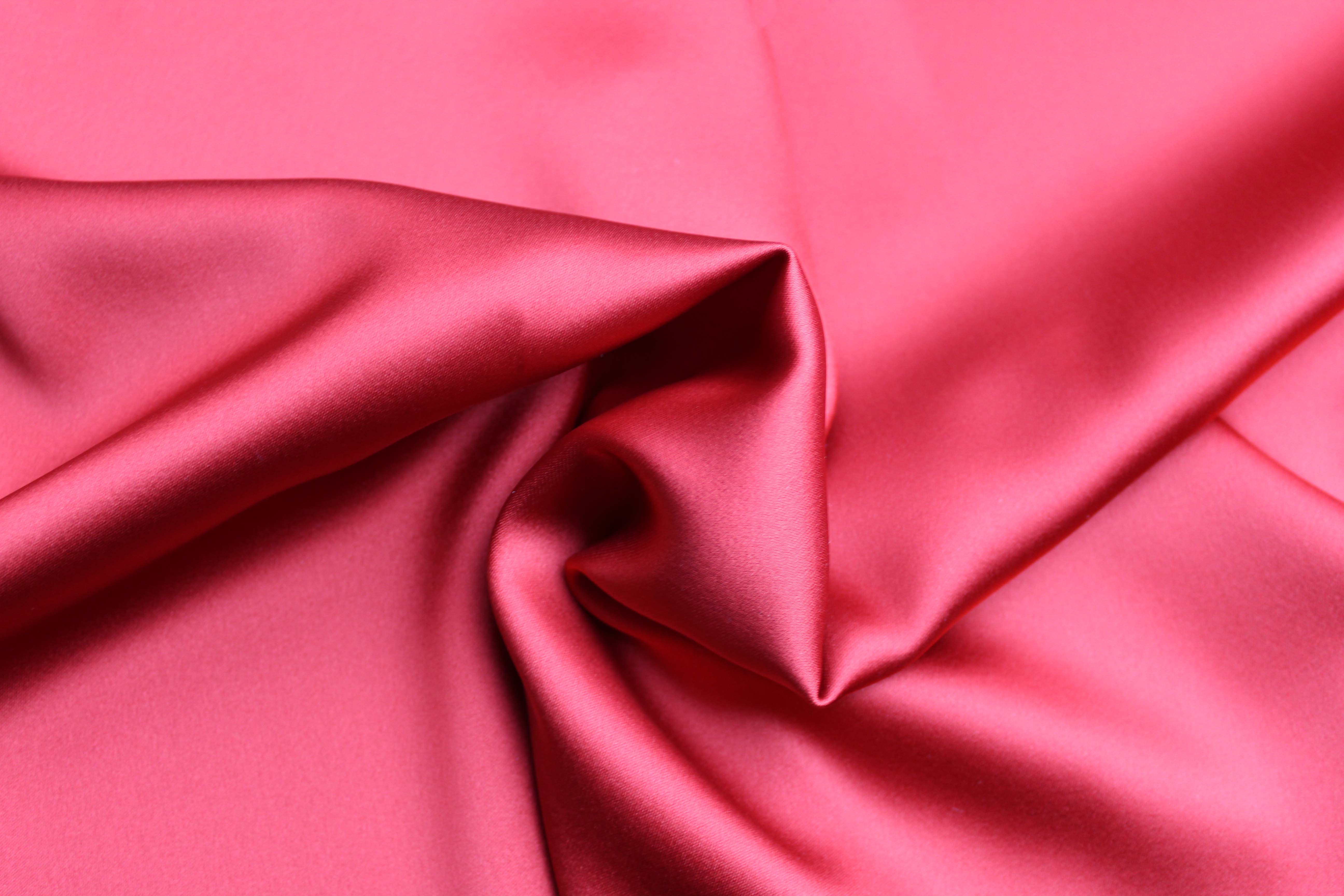 STRETCH SATIN - RED